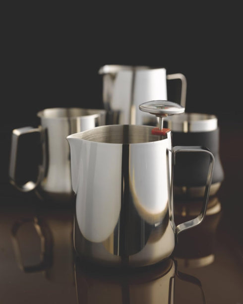Rattleware 20 oz Macchiato Milk Frothing Pitcher, Premium Stainless Steel for Latte Art, Home & Commercial Use