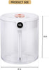 Desktop Humidifier for Bedroom, Plants, Office, 2L Auto Shut-Off Humidifier with Real-Time Monitoring and Adjusting