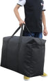 Extra Large Waterproof Handy Storage Bag, Black, 150L, Heavy Duty Oxford Travel Luggage Caddy Organizer