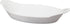 HIC Kitchen Oval Au Gratin Baking Dish Set - Fine White Porcelain, 10-Inch, Set of 4