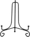 Tbest Large Bowl Stands, 1 Pcs 4 Iron Easel Classic Display Stand for Very Large Plates, Cookbooks, and Photos (6