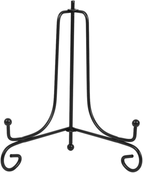 Display Stand, 1 pcs 4" - 12" Iron Easel Classic Holder for Bowl Plate, Photo, Picture Frames, Decorative Plates