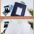 Vienrose Photo Album, 4x6 300 Photos with Memo Area, Leather Cover Large Capacity Slip-in Pictures Book, Blue