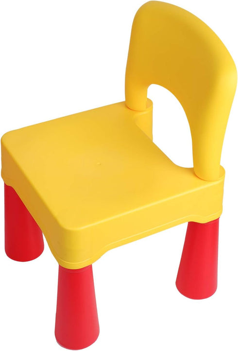 2-4 burgkidz Toddler Chair Plastic for Year Old, Kids Small Chair for Little Boys Girls, Lightweight Durable Montessori