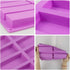 Palksky (2 Pcs) 8 Cavity Rectangle Granola Bar Silicone Mold - Nutrition/Cereal Bar Molds for Chocolate Truffles,
