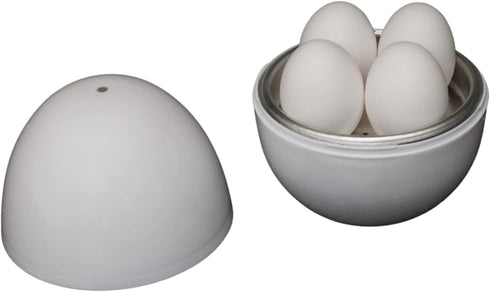Microwave Egg Boiler Cooker Hard or Soft Boiled Eggs BPA Free Cook Up To 4 Eggs In Minutes Food-Grade by Dependable Industries inc. Essentials