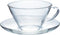 Hario Wide Tea Cup and Saucer Set, 230ml