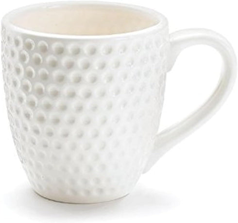 White 15 Oz Golf Ball Coffee Mug - Great Gift for Golfer