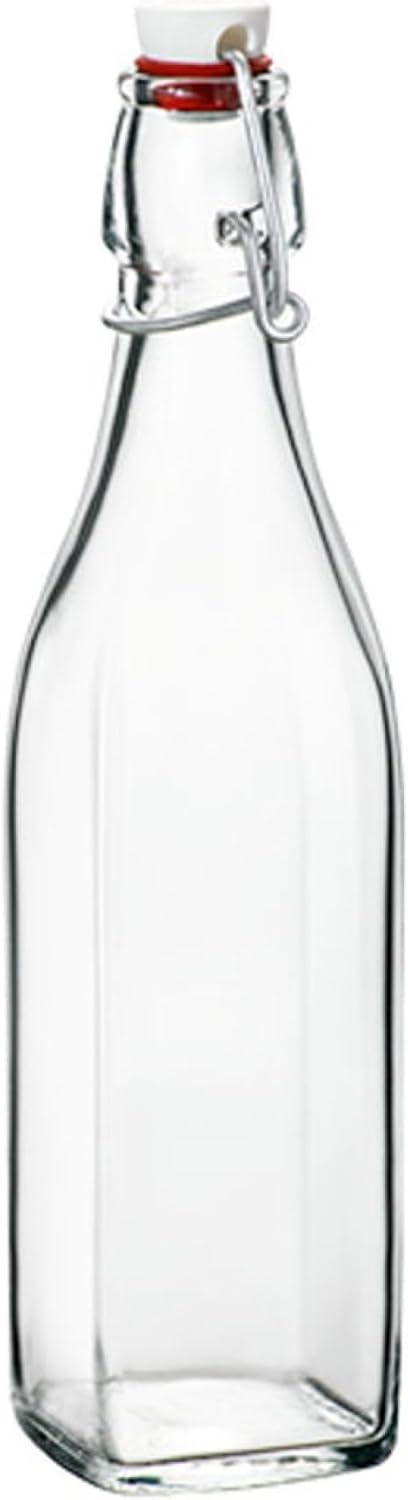 Bormioli Rocco Square Swing Bottle, 33.75 Ounce