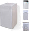 Waterproof Washing Machine Covers, Lightweight Solid Top Load Washer Dryer Cover, Silver Durable Protection