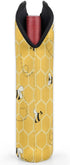 Cute Bees 2 Bottle Wine Carrier Tote Bag, Insulated Neoprene Holder for Picnics, Travel, Great Gift