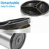 RedCall 360° Rotating Stainless Steel Utensil Holder - Extra Large Caddy Storage Organizer for Countertop