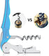 Professional Waiter Corkscrew Wine Openers Set (4 PCS) with Heavy Duty Stainless Steel Hinges for Bartenders