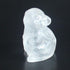 Hand Carved Mixed Gemstone Crystal Mouse Rat mice Figurine Animal Carving Statue Office Home Decor 1.5'' (White Quartz)