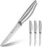 Steak Knife Set of 4, German Stainless Steel Serrated Steak Knives