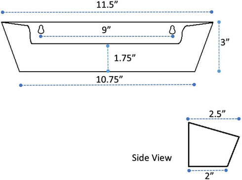 Sink Front Tip-Out Tray, 11-3/4" Tray Only, White