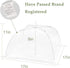 Onarway 6 Pack Food Covers - 17 Inch Pop-Up Encrypted Mesh Plate Serving Tents, Fine Net Screen Umbrella for Outdoors,