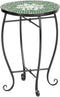 Vasitelan Outdoor Patio Side Table Outdoor Accent Table Bistro Coffee End Small