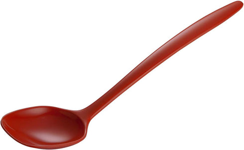 Hutzler 12 Inch Melamine Spoon, Red