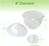 Trenton Gifts Set 2. 7" 8". Lettuce And Vegatable Storage Keeper. of X