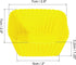 uxcell 18Pcs Silicone Cupcake Baking Cups, Silicone Muffins Liners Non-Stick Square Baking Cups, for Cooking Eggs Baking Muffins and Make a Cake(Yellow) by uxcell