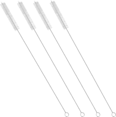 GFDesign Drinking Straw Cleaning Brushes, Set of 4, 12" Extra Long, 12mm Extra Wide