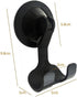 2-Pack Razor Holder for Shower with Suction Cup - Vacuum Wreath Hanger for Door, Wall, or Window, No Drill Adhesive