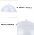 Cabilock Acrylic Food Cover, 8 Inches Round Cake Dome Cloche, Clear Food Snack Display Cover for Cake, 8.3X4.7 Inch