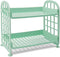 Desktop Rack Cosmetic Stationery Storage Holder - 2-Tier Multifunctional Plastic Shelf Makeup Organizer for Home (Light