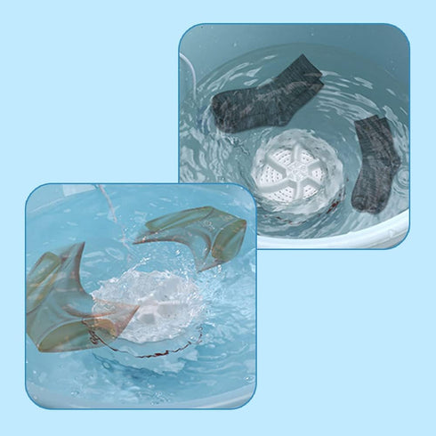 Portable Mini Washing Machine, USB Turbine Washer for Travel, Home, College Room