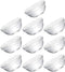 Set of 10 Mini Prep Bowls, 2.36 Inch Small Glass Bowls, Stackable Clear Pyrex for Prep, Dessert, Dips