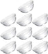 Set of 10 Mini Prep Bowls, 2.36 Inch Small Glass Bowls, Stackable Clear Pyrex for Prep, Dessert, Dips