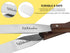Webake Cake Spatula Set of 2, 14 Inches Straight Icing Spatula with Wooden Handle for Cake Decorating