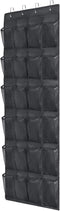 Over the Door Shoe Organizer 24 Extra Large Pockets Hanging Shoe Rack