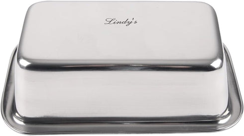 Lindy's Stainless Steel Loaf Pan for Baking Bread, Meatloaf, Cakes, Brownies, Casseroles, and More, Nontoxic