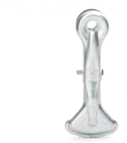 Kikkerland Galvanized Steel Industrial Bag Clips, Set of 6, Silver