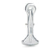 Kikkerland Galvanized Steel Industrial Bag Clips, Set of 6, Silver