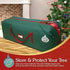 HOLIDAY SPIRIT Christmas Tree Storage Bag, Heavy-Duty Waterproof Bag with Zipper, Fits 7.5FT Tree, Green
