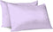 Morning Glamour Satin Pillowcases Set of 2, Standard/Queen Size, 20”x26”, Lavendar, Light Purple, Cooling for Hair &