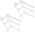 6PCS Acrylic Display Stand, Plastic Plate Holders, Clear Acrylic Easels for Various Decorations