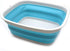 SAMMART 7.7L (2 Gallon) Collapsible Tub - Foldable Dish Tub - Portable Washing Basin - Space Saving Plastic Washtub