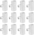 12 Pack Chicken Waterer PVC Tee Fittings - Fully Automatic for Threaded