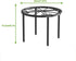 1 PCS-7.9 bussdis Plant Stand IN Flower Pot Stand Plant Rack for Indoor and Outdoor Courtyard Gardens Black