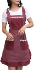 Cute Apron for Women with Pockets - Comfortable Kitchen Apron for Cafe Shop, Baking, Cooking