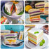 Silicone Mould for 4.5 Inch Layer Cake Pan, Set of 4 Round Cylinder Rainbow Cake Pans, Vegetable Pancakes