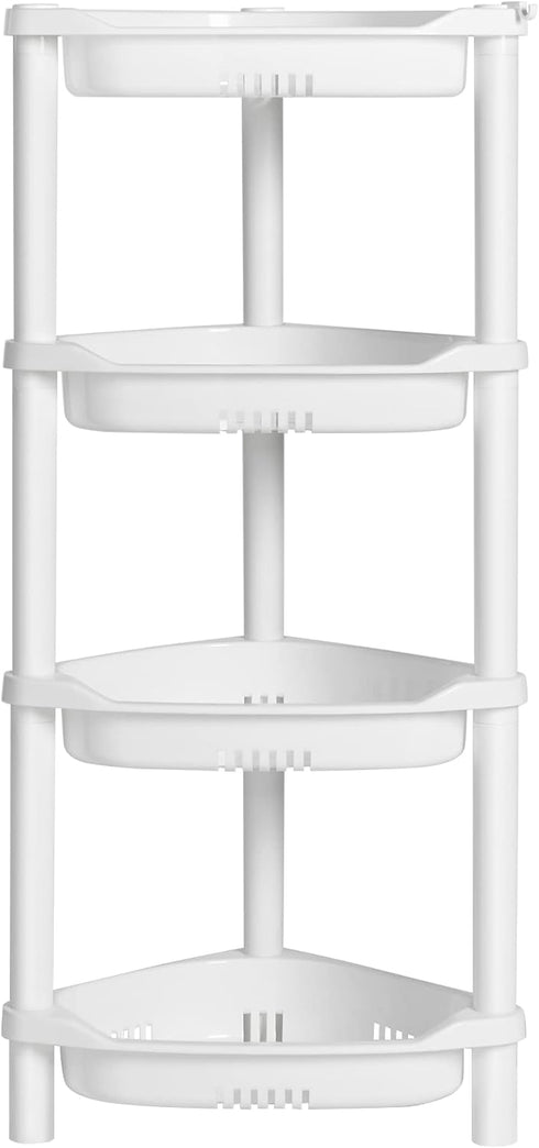 ELYKEN 4 Tier Shower Caddy Organizer Shelf Corner, 14.4 x 11.2 x