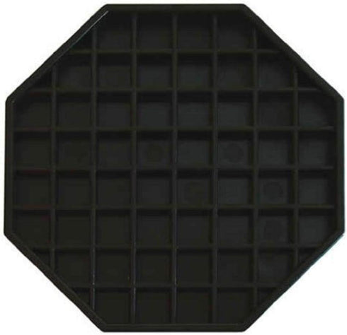 Update International (DT-6X6) Octagonal Plastic Drip Tray
