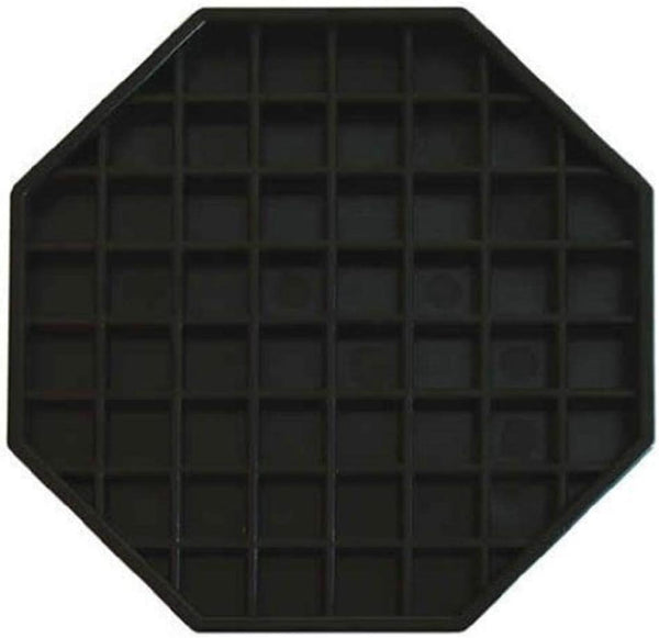Update International (DT-6X6) Octagonal Plastic Drip Tray