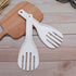White Jumbo Large Plastic Rice Paddle Spatula, 10.63" Long, Serving Spoon for Rice and Potato