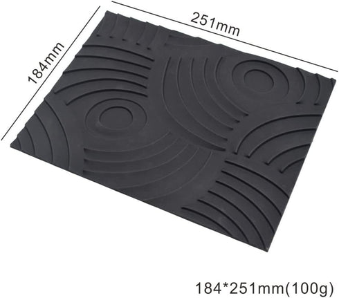 Annual Ring Pattern Silicone Baking Mats, Cake Decorating Tools, Fondant Moulds, Dessert Bakeware